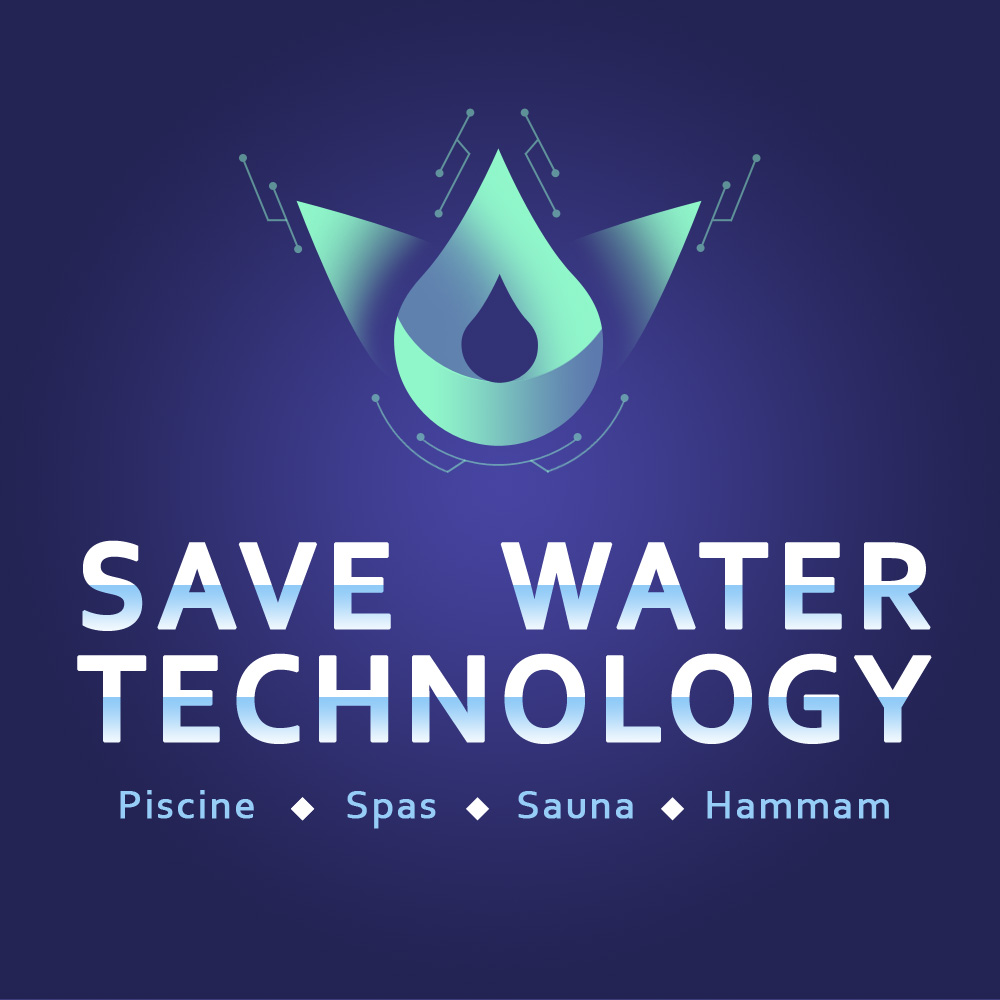 Logo save water technology
